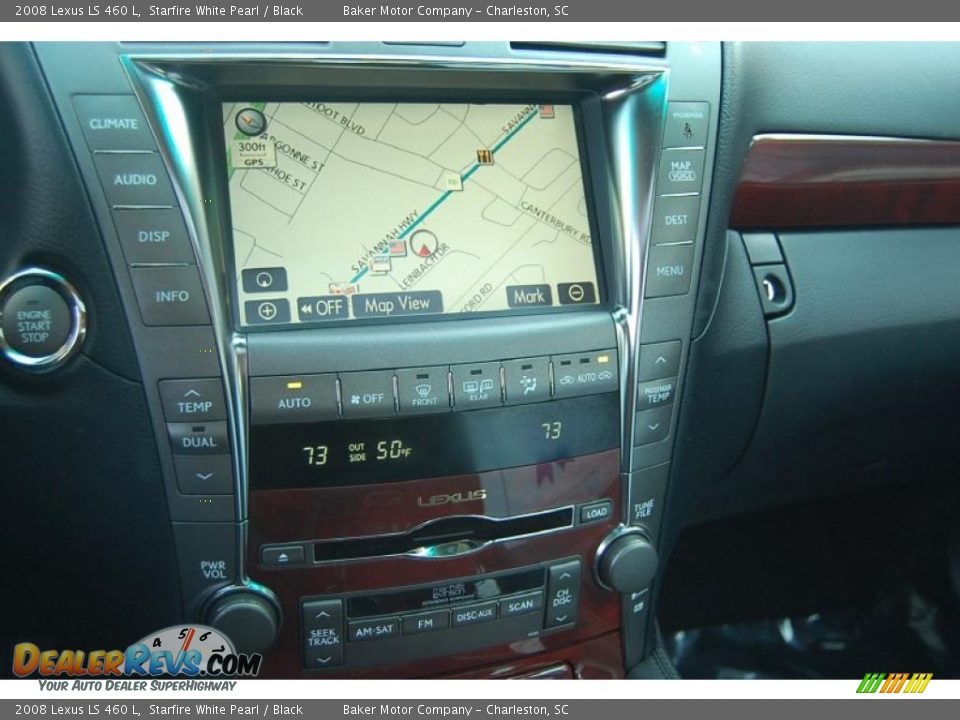 2008 Lexus LS 460 L Starfire White Pearl / Black Photo #23