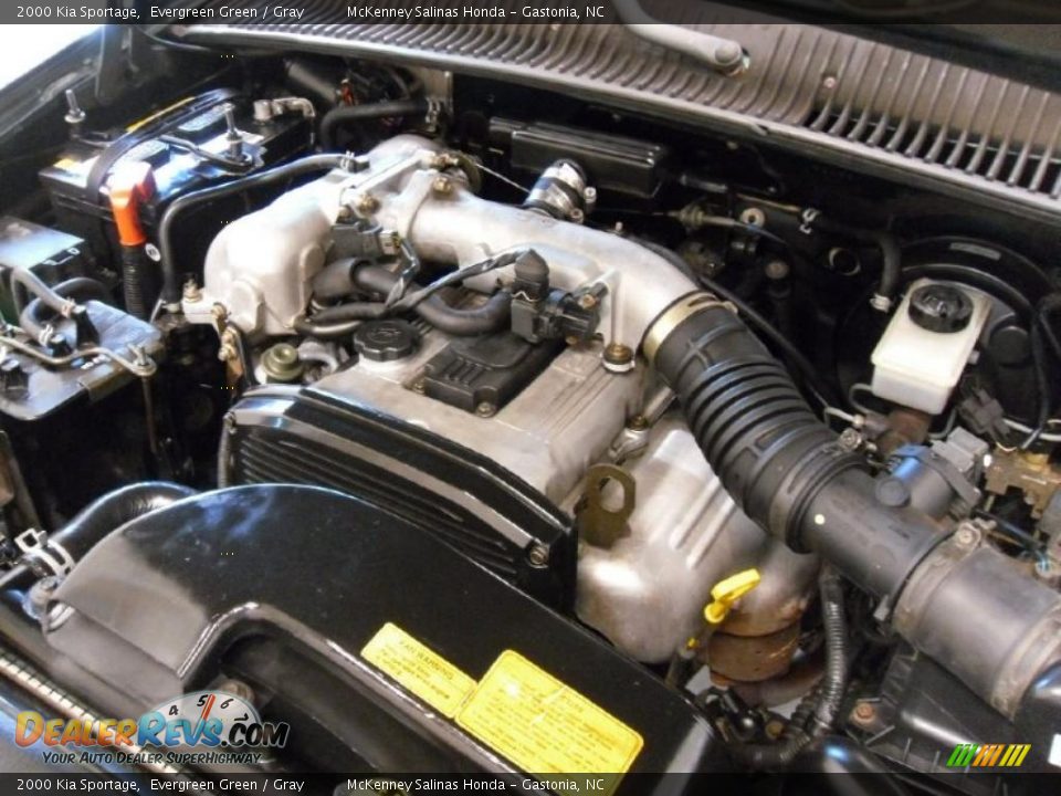 2000 Kia Sportage Evergreen Green / Gray Photo #23