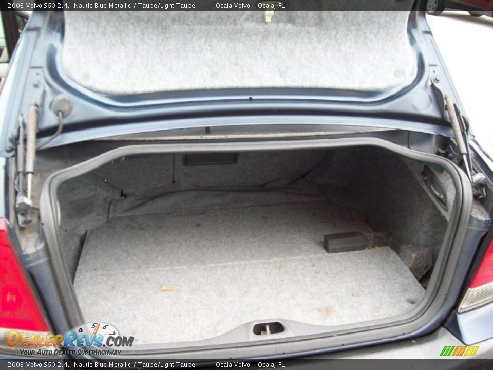 2003 Volvo S60 2.4 Nautic Blue Metallic / Taupe/Light Taupe Photo #21