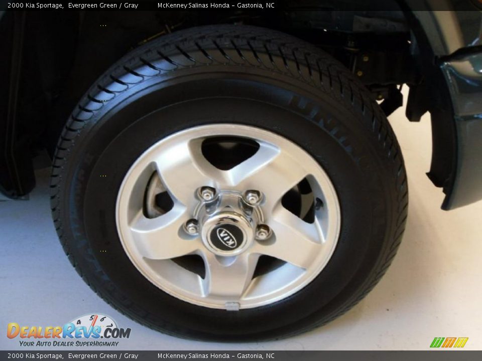 2000 Kia Sportage Evergreen Green / Gray Photo #25