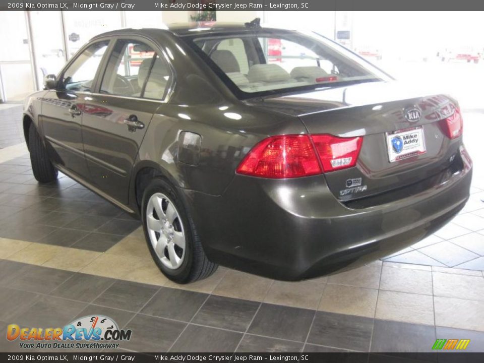 2009 Kia Optima LX Midnight Gray / Gray Photo #3