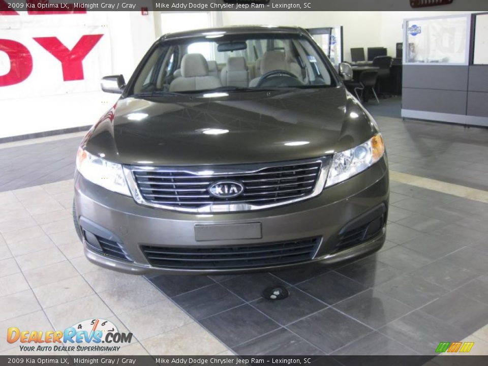 2009 Kia Optima LX Midnight Gray / Gray Photo #10