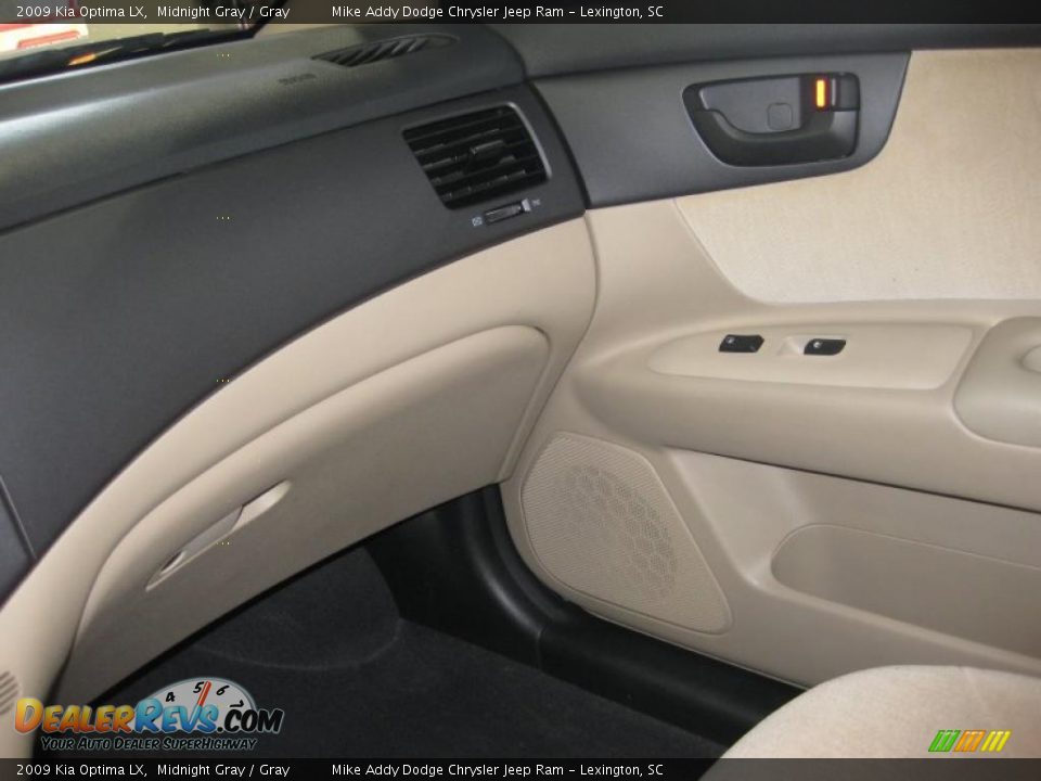2009 Kia Optima LX Midnight Gray / Gray Photo #12