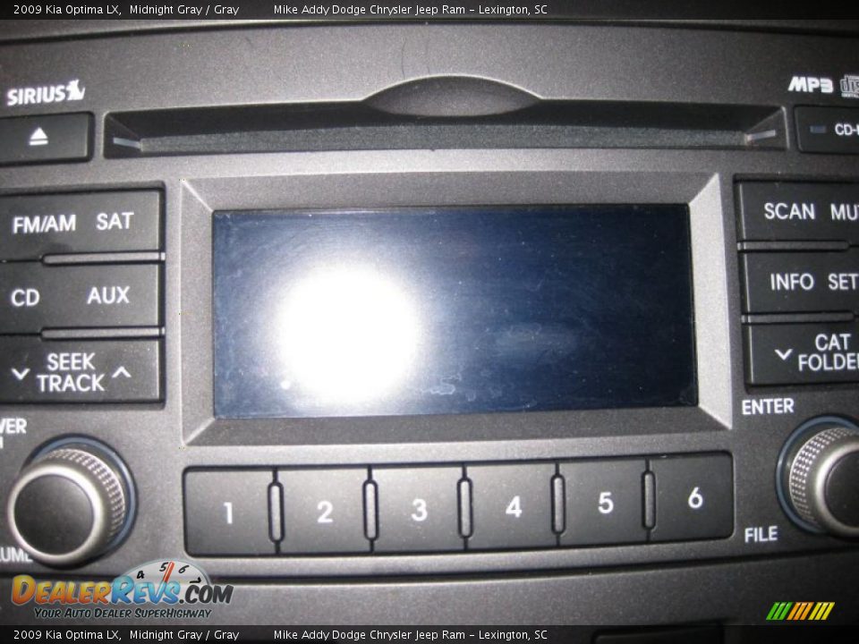 2009 Kia Optima LX Midnight Gray / Gray Photo #13