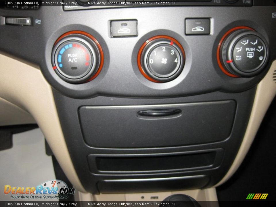 2009 Kia Optima LX Midnight Gray / Gray Photo #14