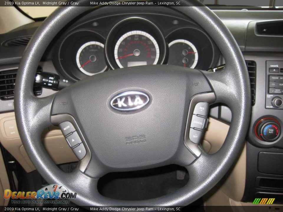 2009 Kia Optima LX Midnight Gray / Gray Photo #18