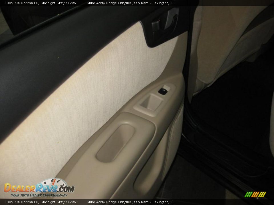 2009 Kia Optima LX Midnight Gray / Gray Photo #21