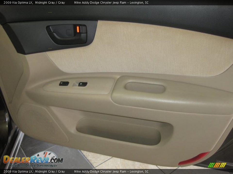 2009 Kia Optima LX Midnight Gray / Gray Photo #25