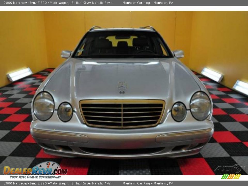2000 Mercedes-Benz E 320 4Matic Wagon Brilliant Silver Metallic / Ash Photo #2