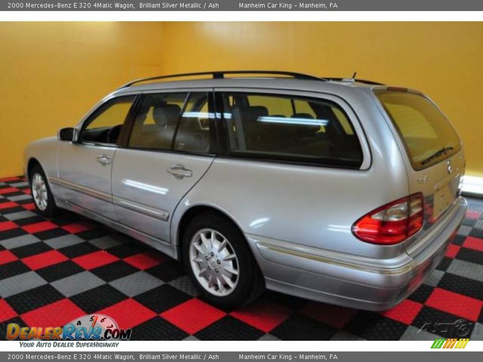 2000 Mercedes-Benz E 320 4Matic Wagon Brilliant Silver Metallic / Ash Photo #4
