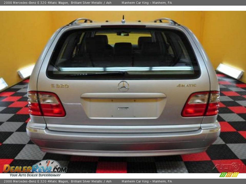 2000 Mercedes-Benz E 320 4Matic Wagon Brilliant Silver Metallic / Ash Photo #5