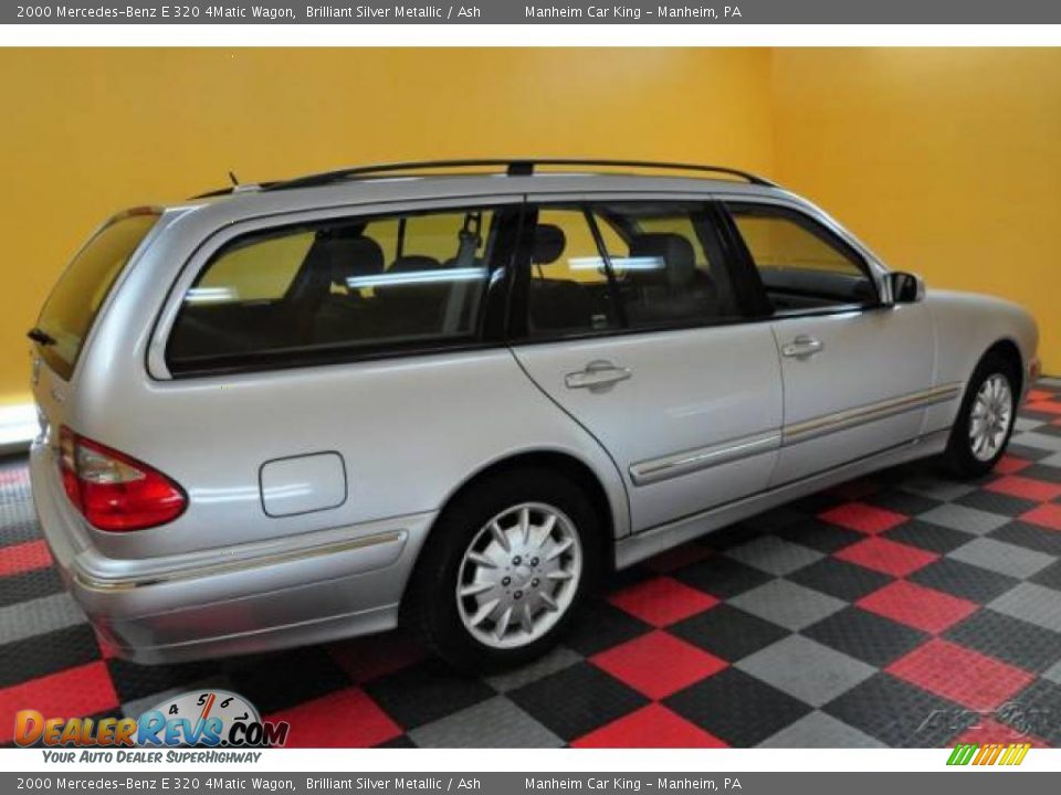 2000 Mercedes-Benz E 320 4Matic Wagon Brilliant Silver Metallic / Ash Photo #6