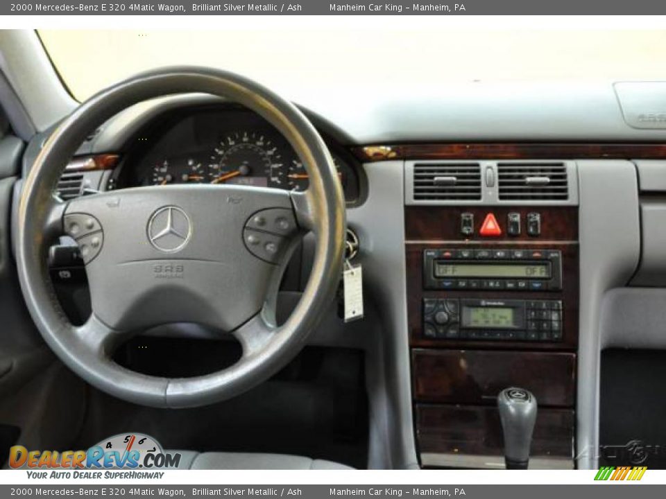 2000 Mercedes-Benz E 320 4Matic Wagon Brilliant Silver Metallic / Ash Photo #7