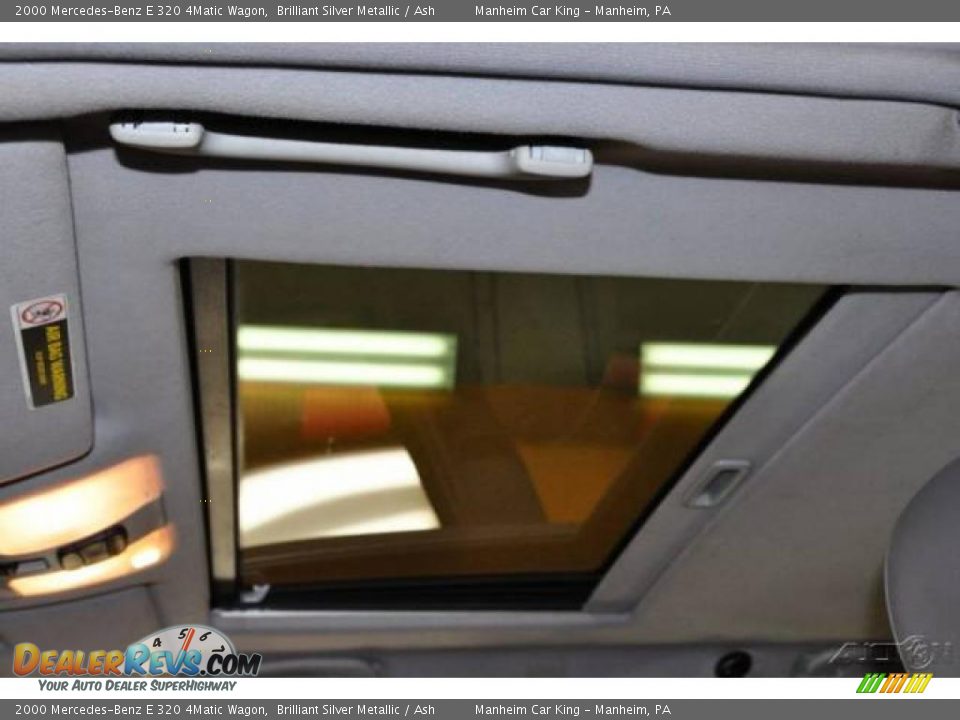 2000 Mercedes-Benz E 320 4Matic Wagon Brilliant Silver Metallic / Ash Photo #8