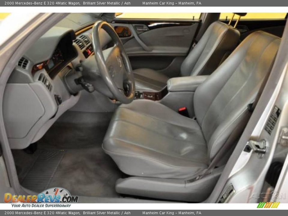 2000 Mercedes-Benz E 320 4Matic Wagon Brilliant Silver Metallic / Ash Photo #11