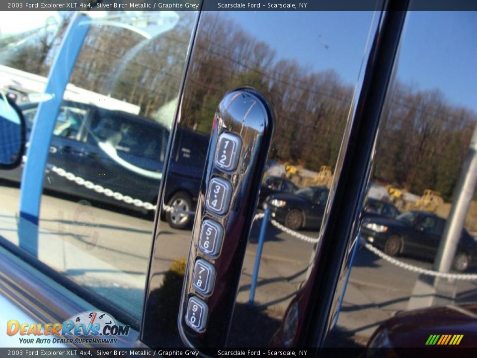 2003 Ford Explorer XLT 4x4 Silver Birch Metallic / Graphite Grey Photo #7