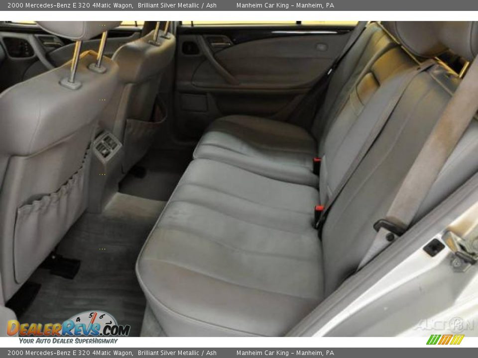 2000 Mercedes-Benz E 320 4Matic Wagon Brilliant Silver Metallic / Ash Photo #14