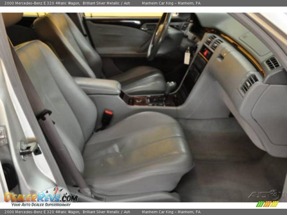 2000 Mercedes-Benz E 320 4Matic Wagon Brilliant Silver Metallic / Ash Photo #18