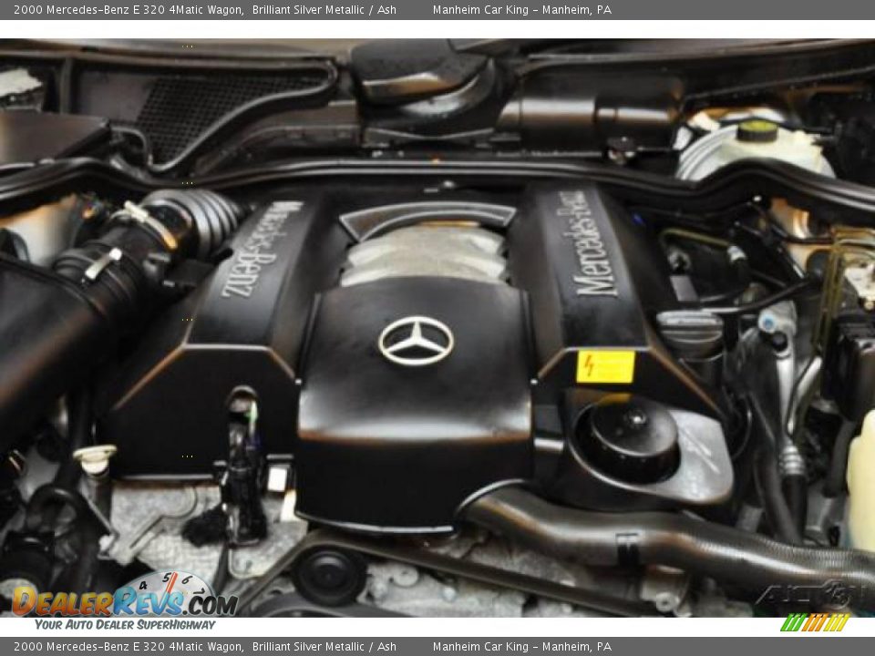 2000 Mercedes-Benz E 320 4Matic Wagon Brilliant Silver Metallic / Ash Photo #20