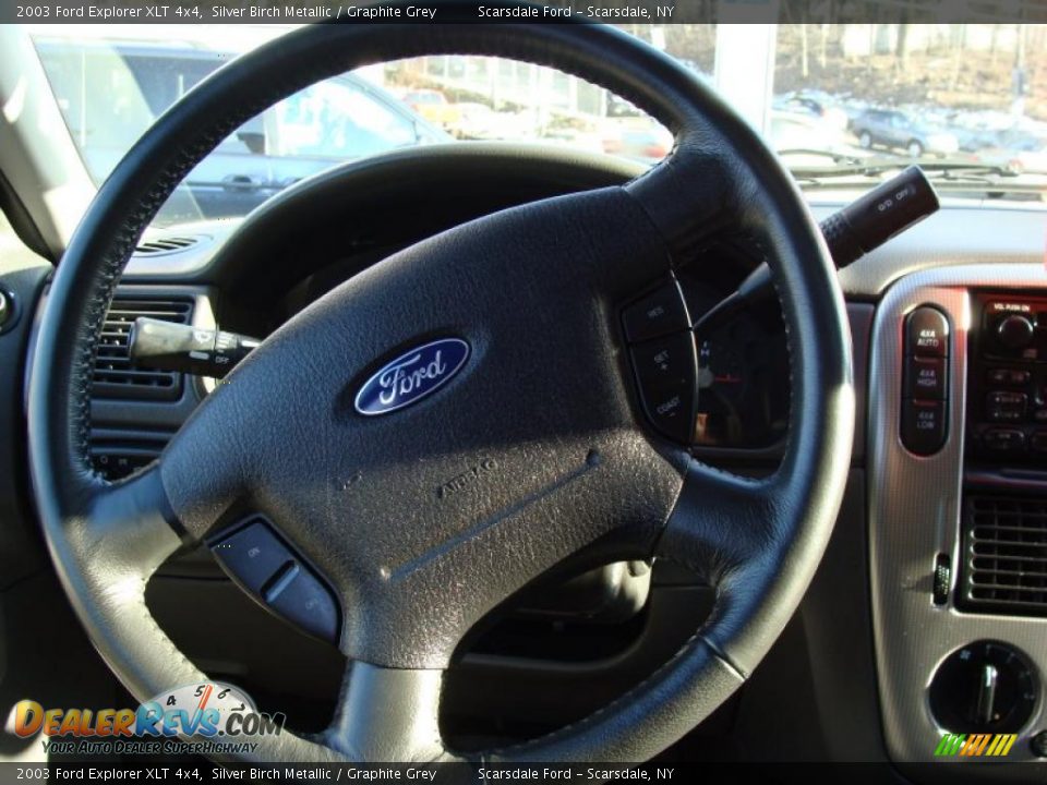 2003 Ford Explorer XLT 4x4 Silver Birch Metallic / Graphite Grey Photo #17