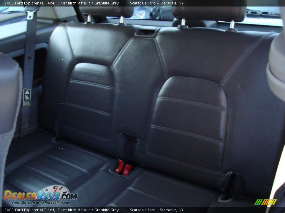 2003 Ford Explorer XLT 4x4 Silver Birch Metallic / Graphite Grey Photo #20