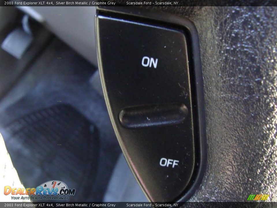 2003 Ford Explorer XLT 4x4 Silver Birch Metallic / Graphite Grey Photo #21