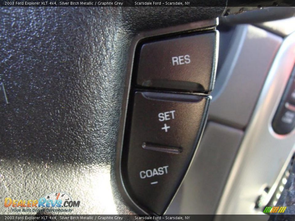 2003 Ford Explorer XLT 4x4 Silver Birch Metallic / Graphite Grey Photo #22