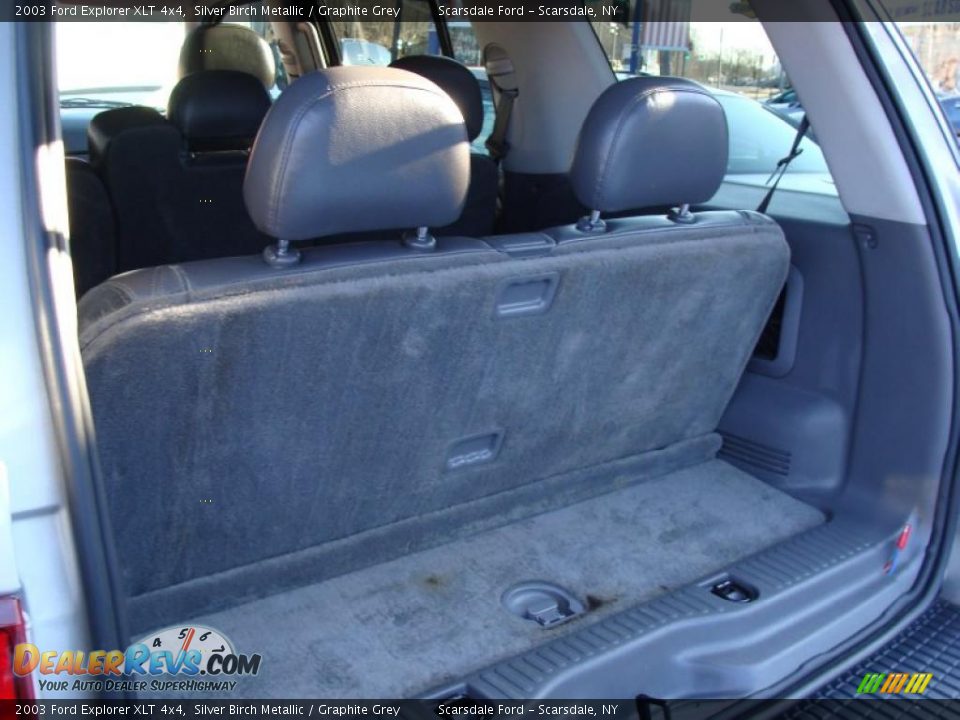 2003 Ford Explorer XLT 4x4 Silver Birch Metallic / Graphite Grey Photo #24