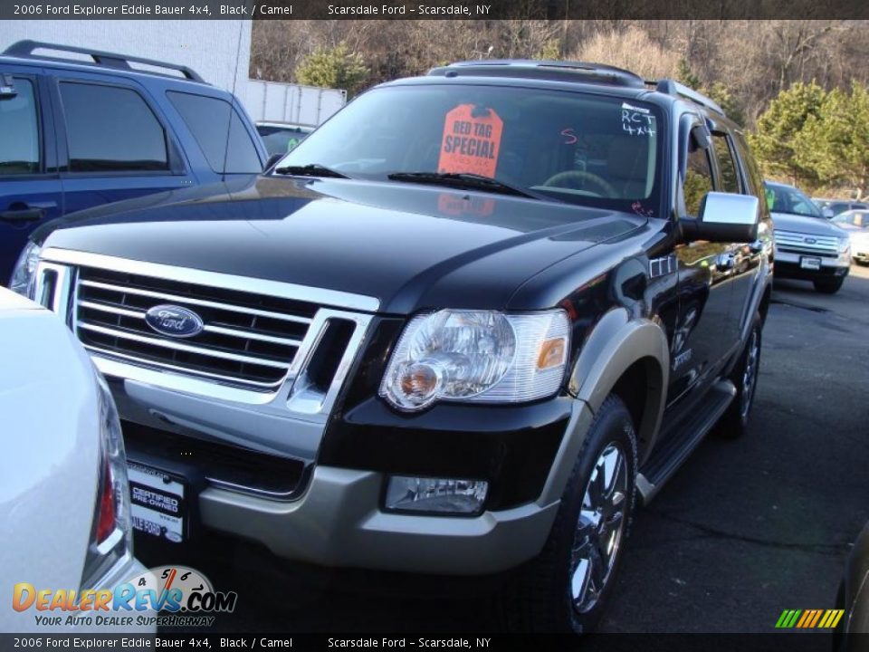 2006 Ford Explorer Eddie Bauer 4x4 Black / Camel Photo #1
