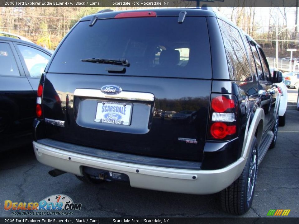 2006 Ford Explorer Eddie Bauer 4x4 Black / Camel Photo #3