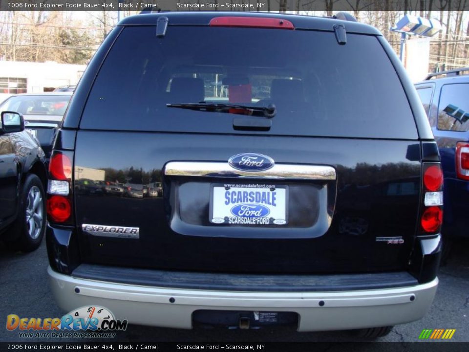 2006 Ford Explorer Eddie Bauer 4x4 Black / Camel Photo #4