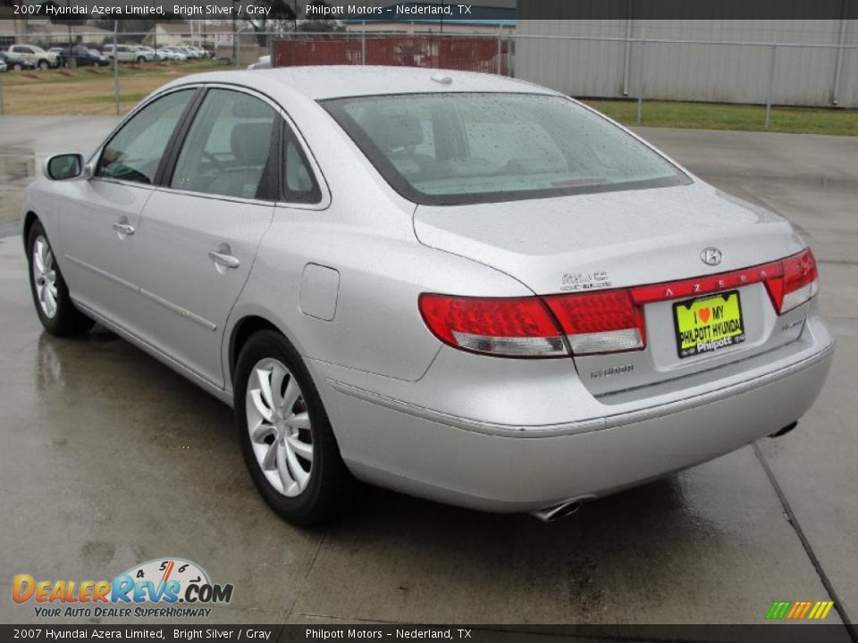 2007 Hyundai Azera Limited Bright Silver / Gray Photo #5