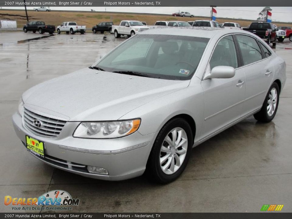 2007 Hyundai Azera Limited Bright Silver / Gray Photo #7