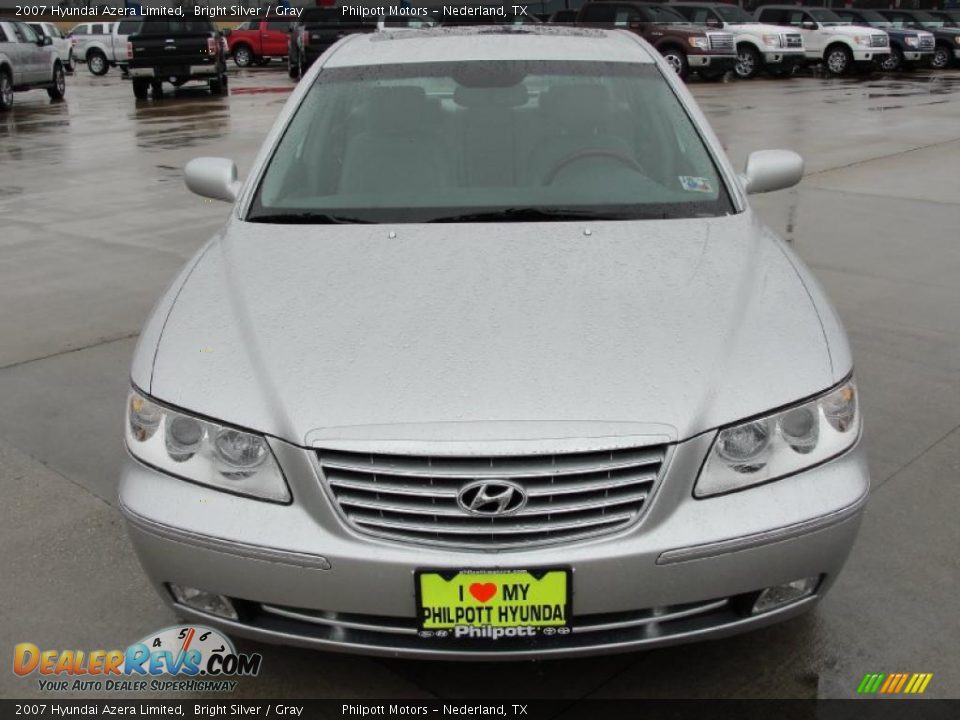 2007 Hyundai Azera Limited Bright Silver / Gray Photo #8