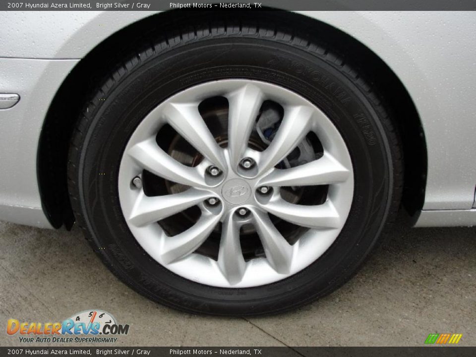 2007 Hyundai Azera Limited Bright Silver / Gray Photo #13
