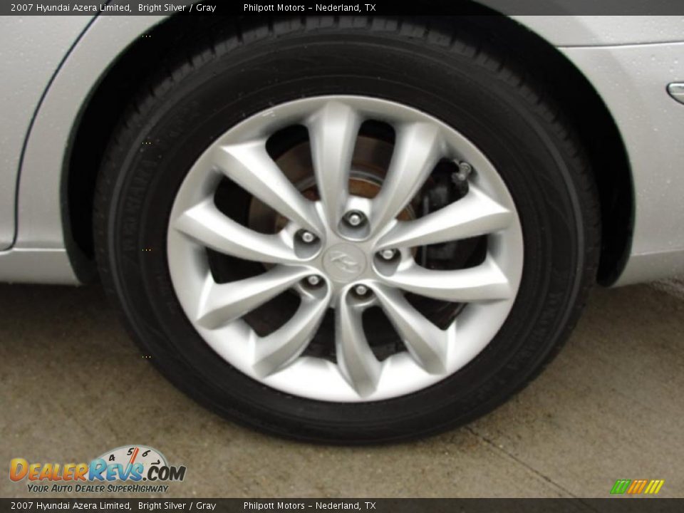 2007 Hyundai Azera Limited Bright Silver / Gray Photo #14