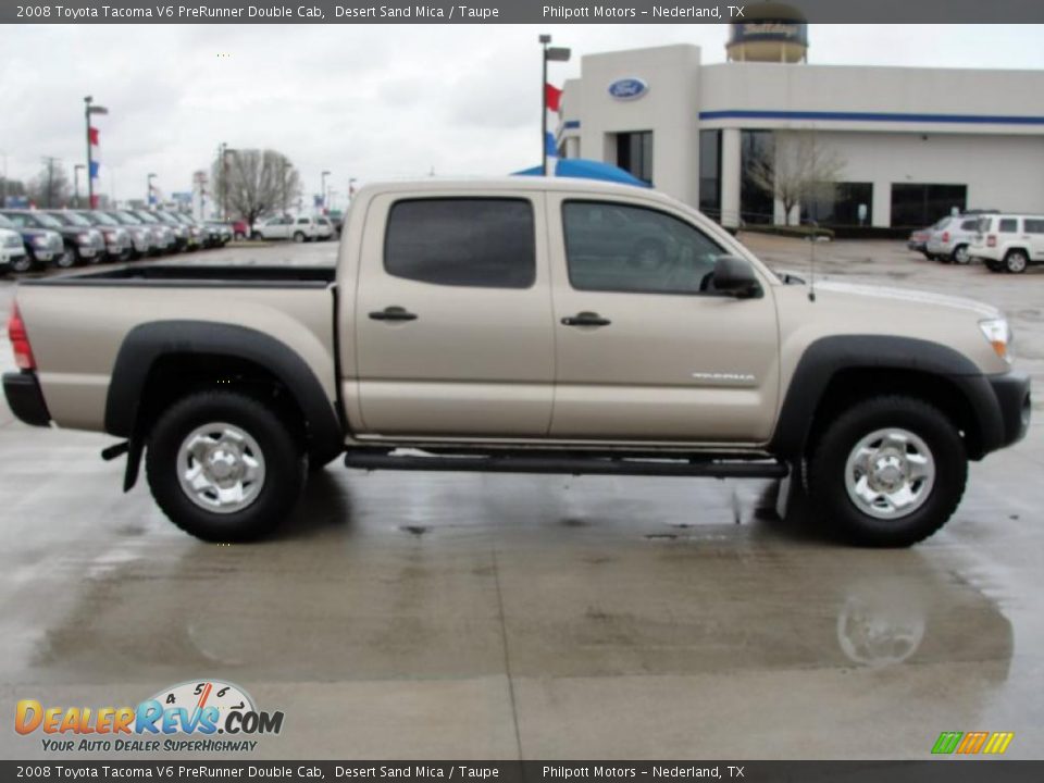 2008 Toyota Tacoma V6 PreRunner Double Cab Desert Sand Mica / Taupe Photo #2