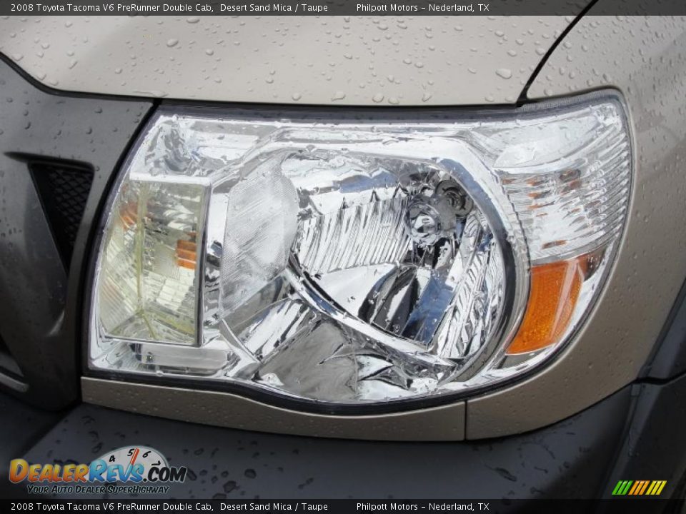 2008 Toyota Tacoma V6 PreRunner Double Cab Desert Sand Mica / Taupe Photo #10
