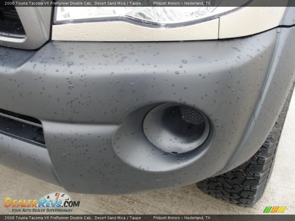 2008 Toyota Tacoma V6 PreRunner Double Cab Desert Sand Mica / Taupe Photo #11