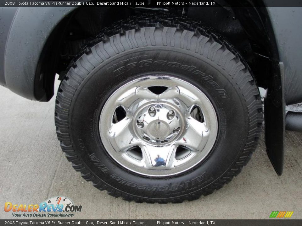 2008 Toyota Tacoma V6 PreRunner Double Cab Desert Sand Mica / Taupe Photo #13