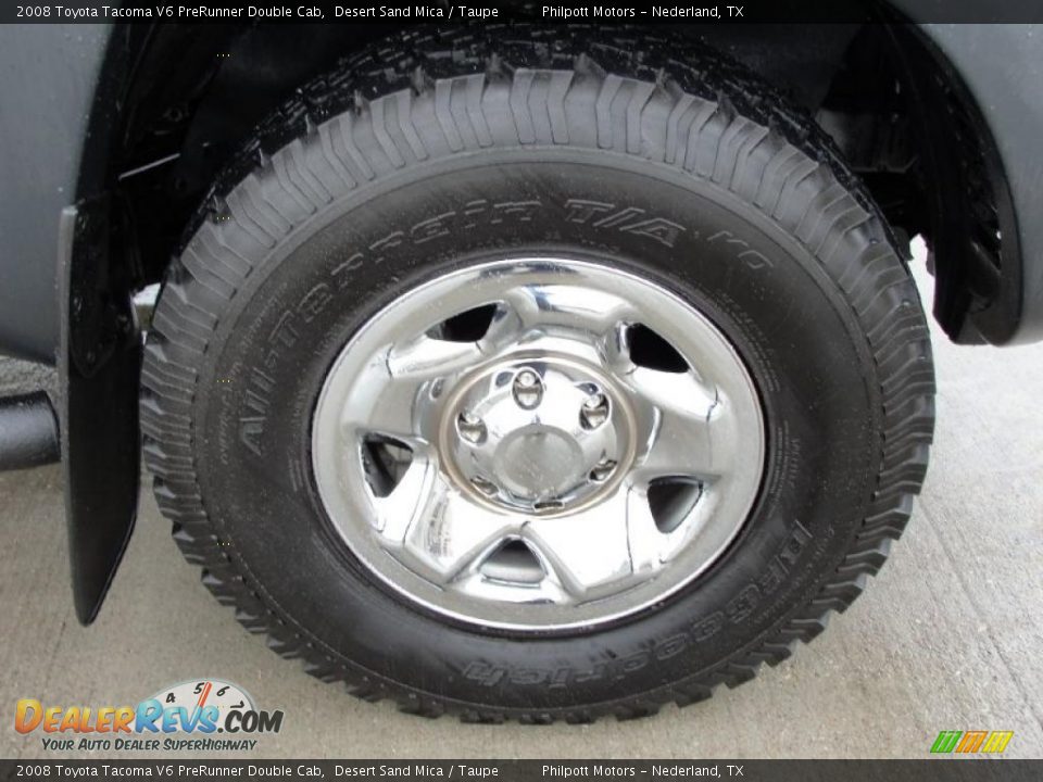 2008 Toyota Tacoma V6 PreRunner Double Cab Desert Sand Mica / Taupe Photo #16