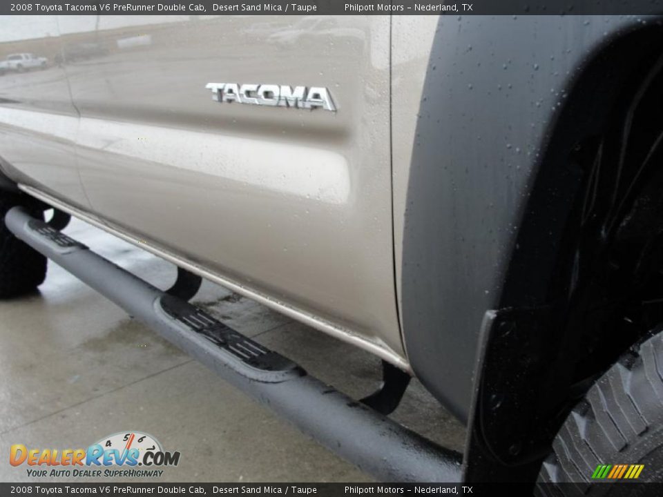 2008 Toyota Tacoma V6 PreRunner Double Cab Desert Sand Mica / Taupe Photo #17