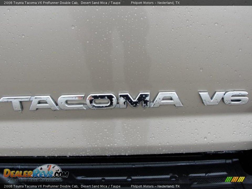 2008 Toyota Tacoma V6 PreRunner Double Cab Desert Sand Mica / Taupe Photo #21