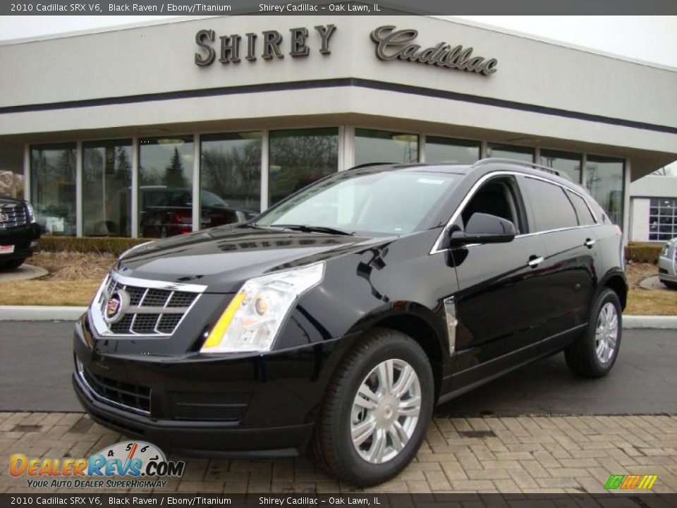 2010 Cadillac SRX V6 Black Raven / Ebony/Titanium Photo #1