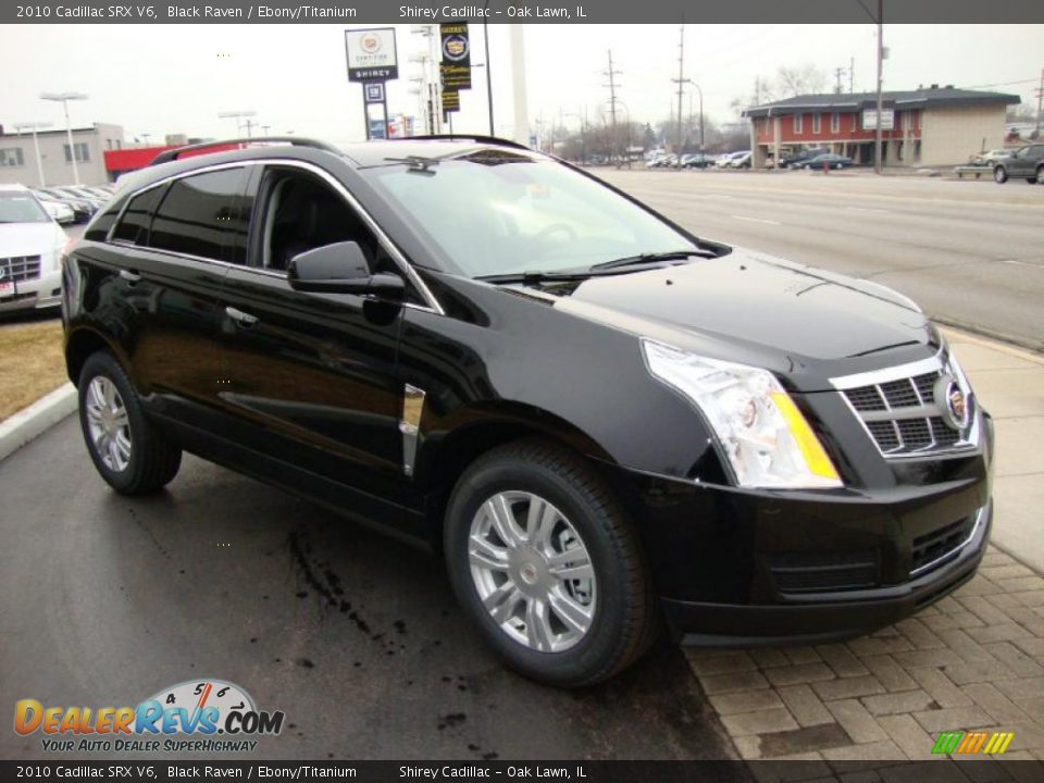 2010 Cadillac SRX V6 Black Raven / Ebony/Titanium Photo #3