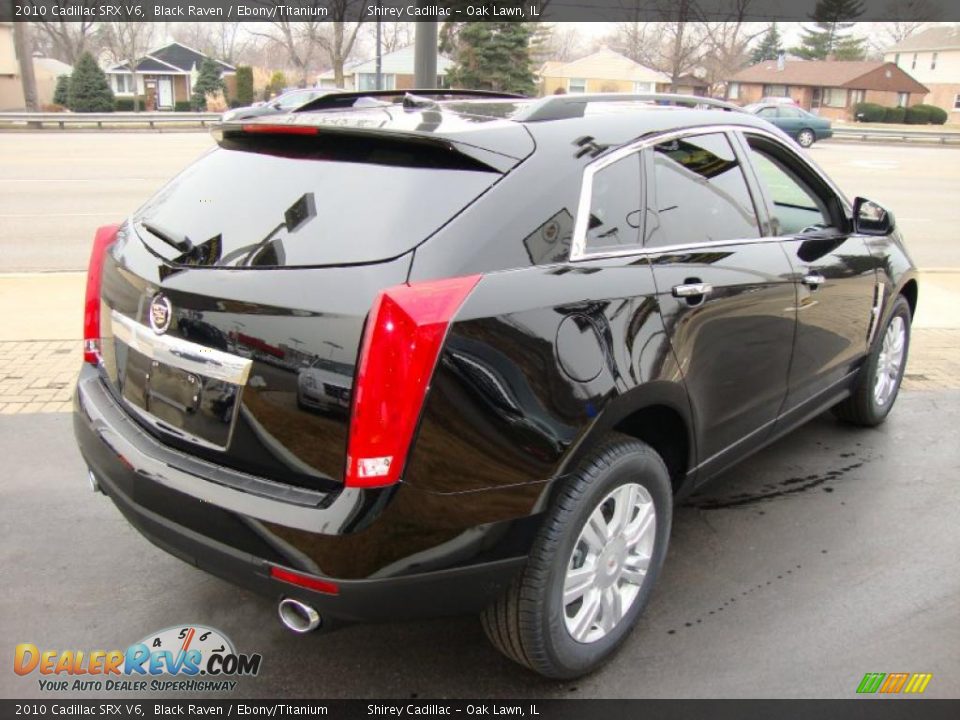 2010 Cadillac SRX V6 Black Raven / Ebony/Titanium Photo #4