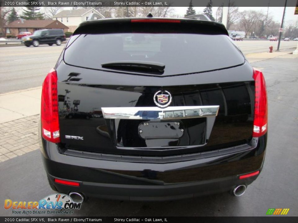 2010 Cadillac SRX V6 Black Raven / Ebony/Titanium Photo #5
