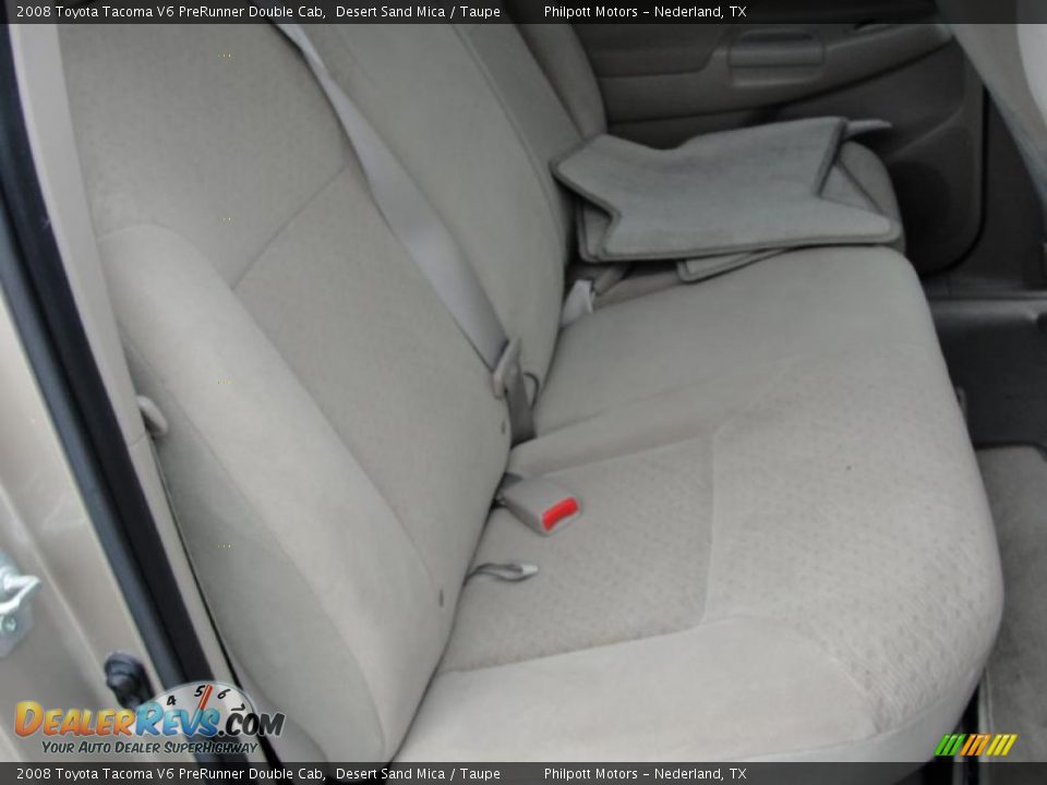 2008 Toyota Tacoma V6 PreRunner Double Cab Desert Sand Mica / Taupe Photo #31