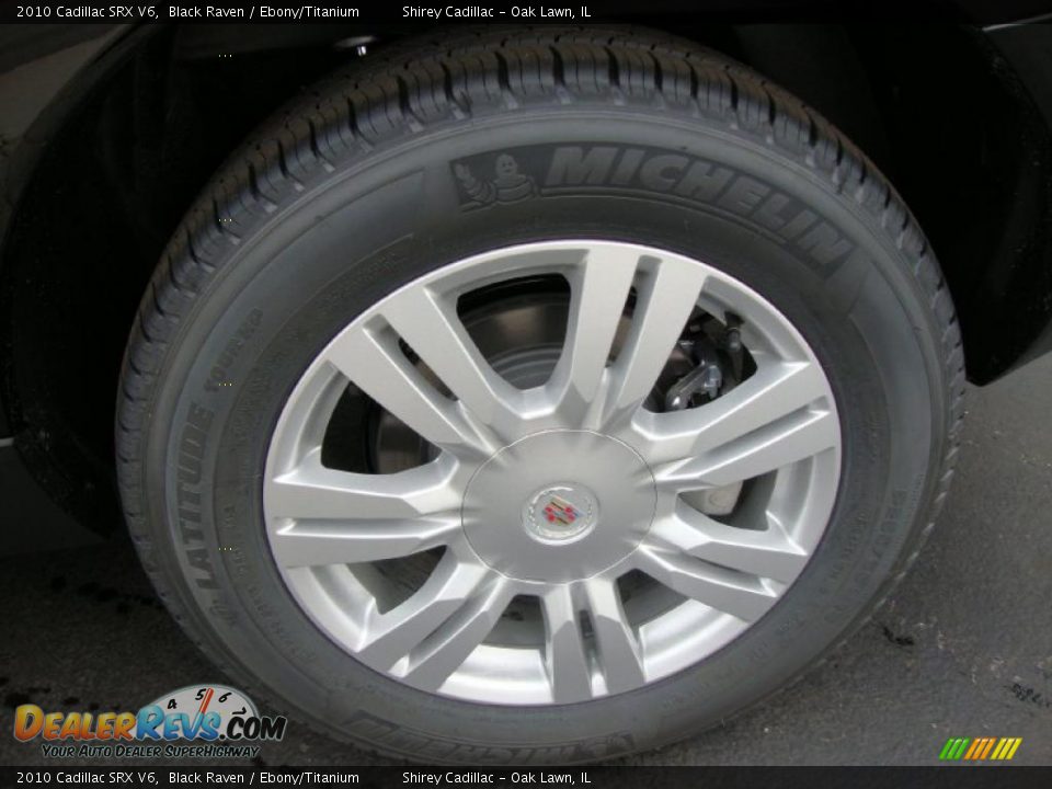 2010 Cadillac SRX V6 Black Raven / Ebony/Titanium Photo #8