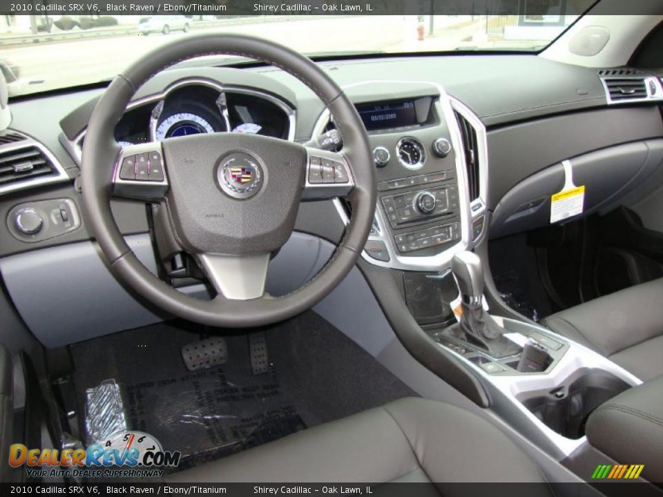2010 Cadillac SRX V6 Black Raven / Ebony/Titanium Photo #11